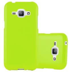 Samsung Galaxy J1 2015 Skal Fodral Case (Grön)