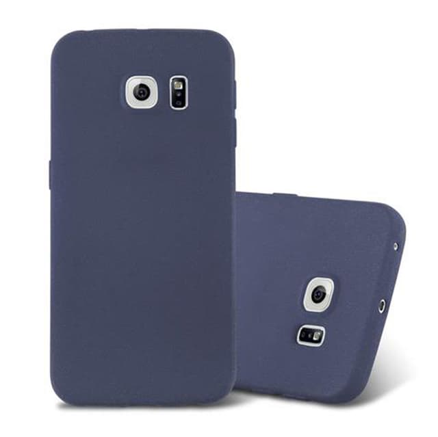 Skal Samsung Galaxy S6 EDGE Fodral Case (Blå)