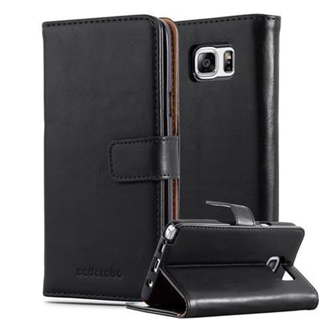 Samsung Galaxy NOTE 5 Plånboksfodral Skal (Svart)