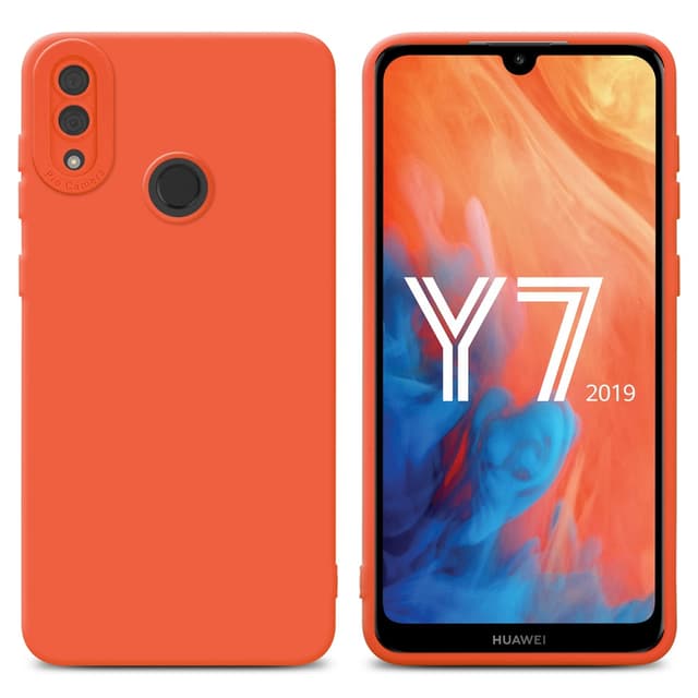 Huawei Y7 2019 / Y7 PRIME 2019 Cover Etui Case (Orange)