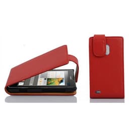 Huawei ASCEND G700 Suojakuori Lompakkokotelo (Punainen)