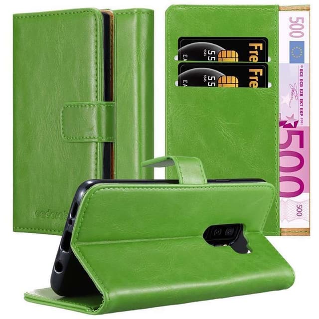 Samsung Galaxy S9 PLUS lommebokdeksel etui (grønn)