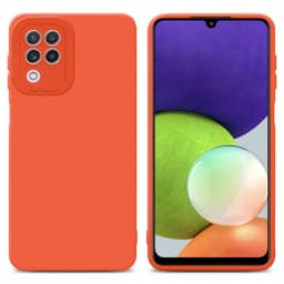Samsung Galaxy A22 4G Skal Fodral Case (Orange)