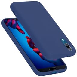 Huawei P20 silikondeksel case (blå)