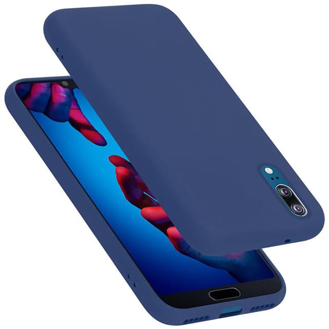 Huawei P20 silikondeksel case (blå)