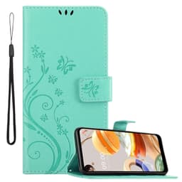 LG K61 Plånboksfodral Skal (Turkos)