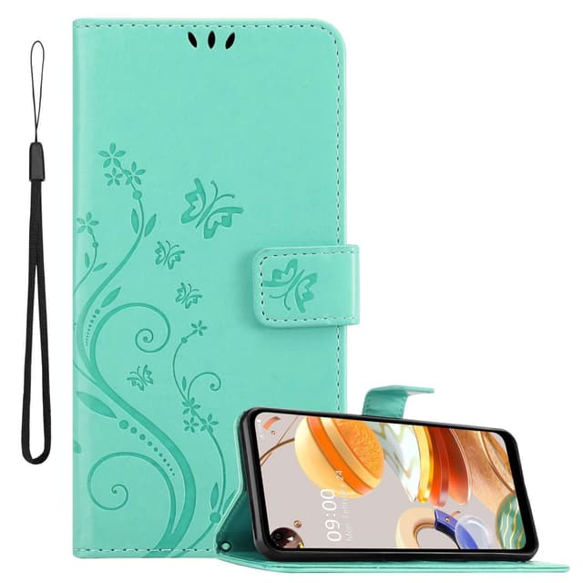 LG K61 Pungetui Cover Case (Turkis)