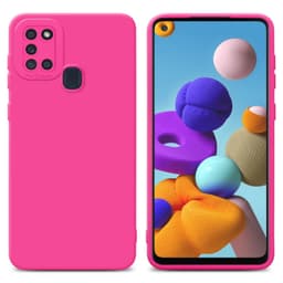 Samsung Galaxy A21s Skal Fodral Case (Rosa)
