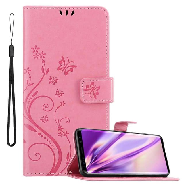Samsung Galaxy S9 Plånboksfodral Skal (Rosa)