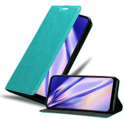 Motorola MOTO G10 / G30 lommebokdeksel case (turkis)