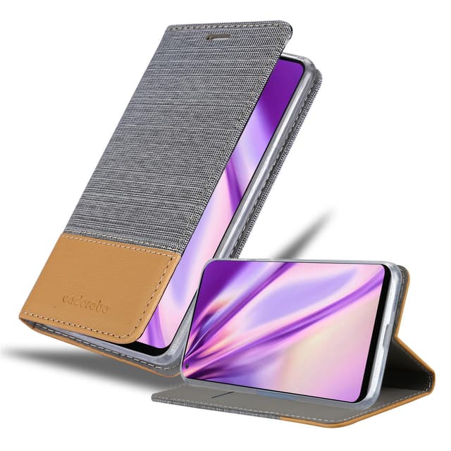 Samsung Galaxy A21s Pungetui Cover Case (Grå)