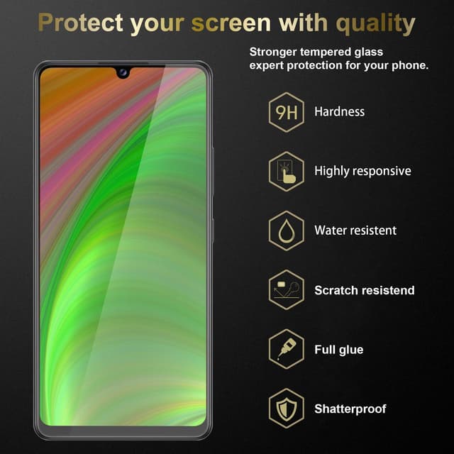 Honor PLAY 9A 3x Suojakalvo Karkaistu lasi Näytönsuoja