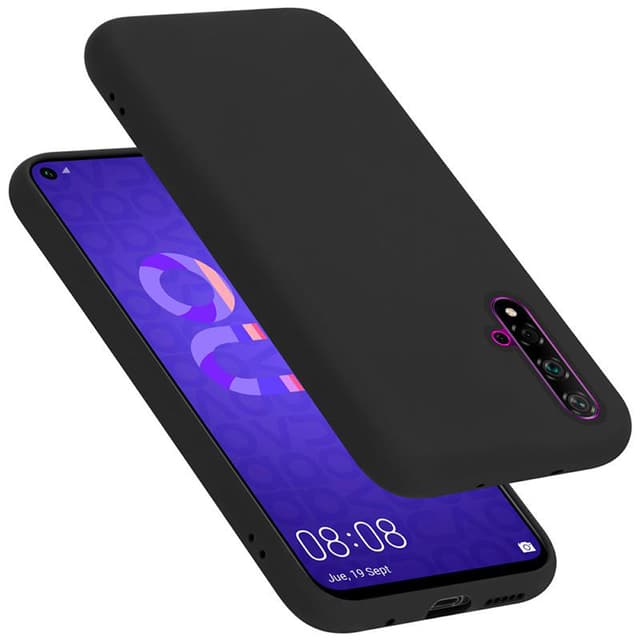 Cadorabo Custodia Flip Per Huawei Nova 5T / Honor 20 / 20s - Cover A Portafoglio In Pelle Sintetica Rosso Mela Con Chiusura Magnetica - 2