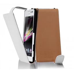 Sony Xperia C Pungetui Flip Cover (Hvid)
