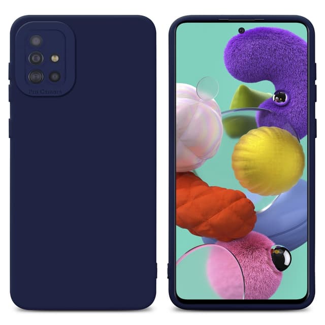 Samsung Galaxy A51 4G / M40s Cover Etui Case (Blå)