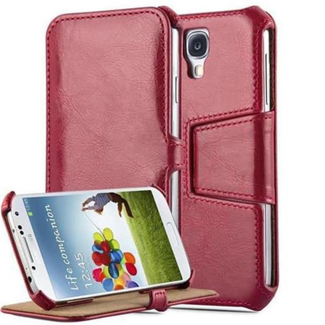 Skal Samsung Galaxy S4 Plånboksfodral (Röd)