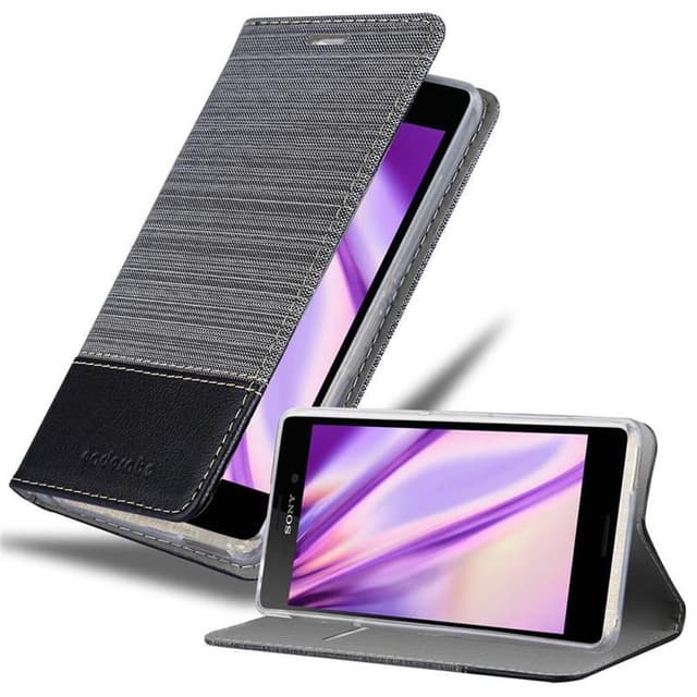 Sony Xperia M4 AQUA lommebokdeksel etui (grå)