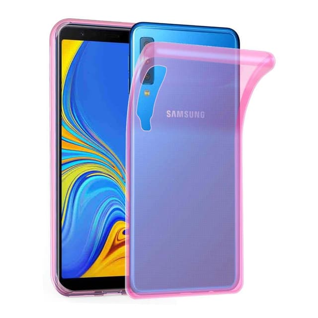 Samsung Galaxy A7 2018 Cover TPU Etui (Lyserød)