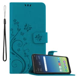 LG K40S Plånboksfodral Skal (Blå)