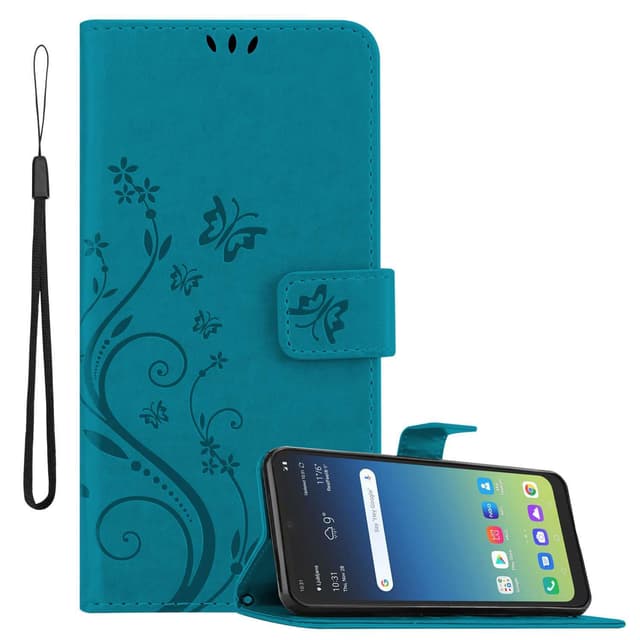 LG K40S Plånboksfodral Skal (Blå)