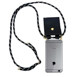 iPhone 6 / 6S Suojakuori Kotelo Ketju (Musta)