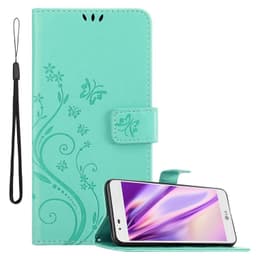 LG K7 2016 Suojakuori Lompakkokotelo (Turkoosi)