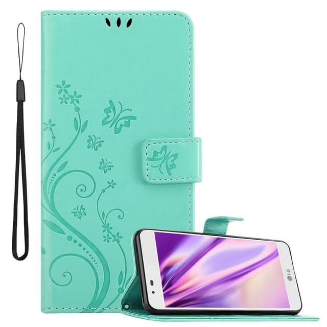 LG K7 2016 Suojakuori Lompakkokotelo (Turkoosi)