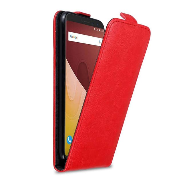 WIKO VIEW GO Pungetui Flip Cover (Rød)