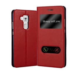 Huawei NOVA PLUS Plånboksfodral Skal (Röd)