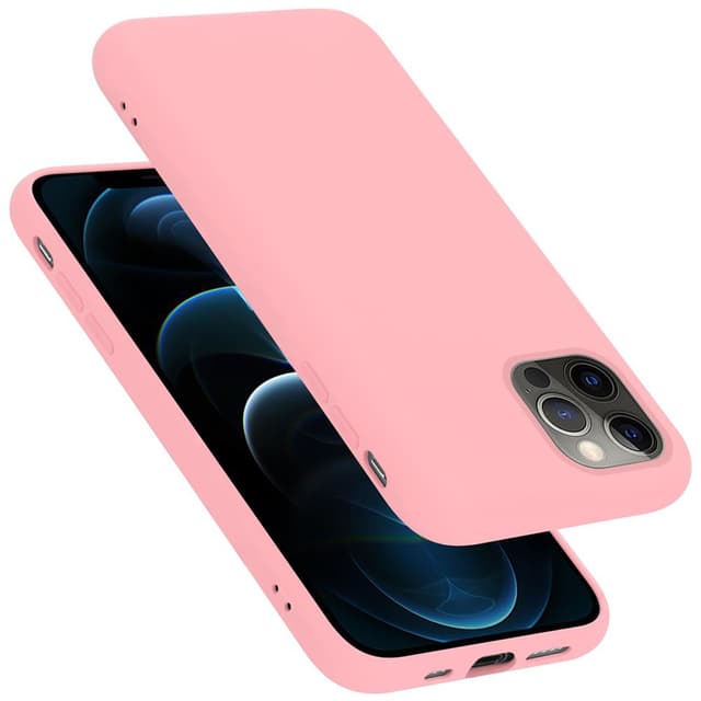 iPhone 12 / 12 PRO Suojakuori Kotelo (Vaaleanpunainen)