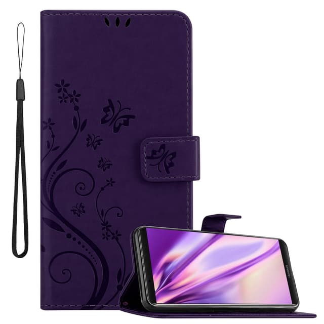 Huawei MATE 10 PRO Suojakuori Lompakkokotelo (Violetti)