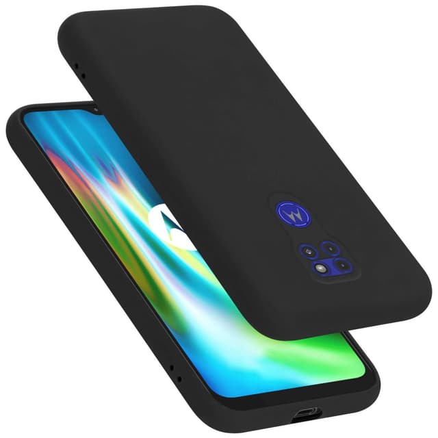 Motorola MOTO G9 PLAY silikondeksel case (Svart)