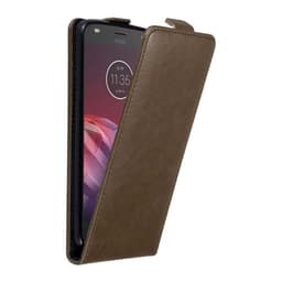 Motorola MOTO Z2 Pungetui Flip Cover (Brun)