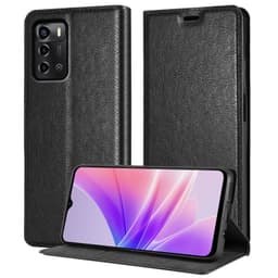 ZTE Blade A72 5G Suojakuori Lompakkokotelo (Musta)