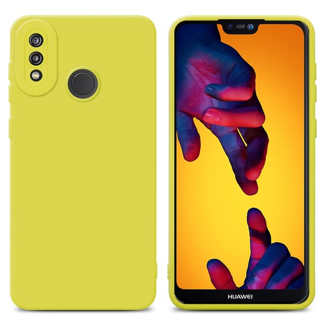 Huawei P20 LITE 2018 / NOVA 3E Deksel case (gul)