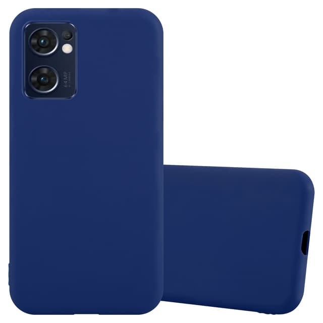BORYA Cover Per Oppo Find X5 Lite / Reno7 5G, Custodia Antiurdo In TPU Nero, Con Airbag