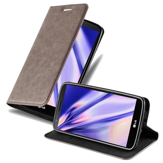 LG G2 lommebokdeksel case (brun)