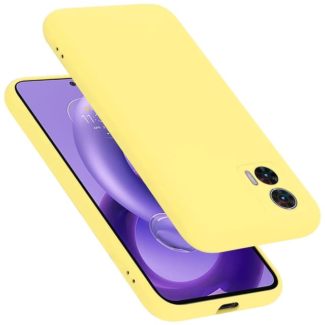 Motorola EDGE 30 NEO Skal Fodral Case (Gul)