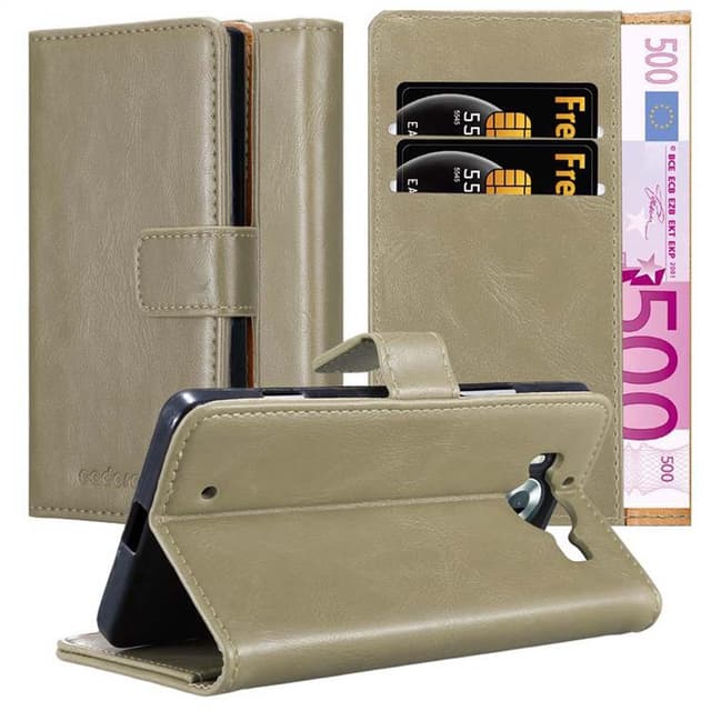 Nokia Lumia 950 lommebokdeksel etui (brun)