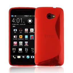 HTC BUTTERFLY S Skal Fodral Case (Röd)