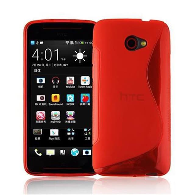 HTC BUTTERFLY S Suojakuori Cover (Punainen)