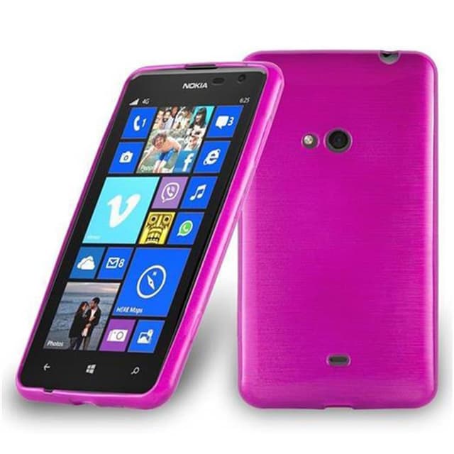 Nokia Lumia 625 Cover Etui Case (Lyserød)
