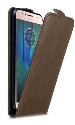 Motorola MOTO G5S PLUS Flipfodral Skal (Brun)