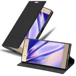 Sony Xperia XA1 PLUS lommebokdeksel deksel (svart)
