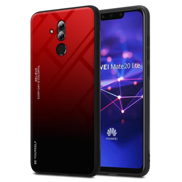 Huawei MATE 20 LITE Skal Fodral Case (Svart)