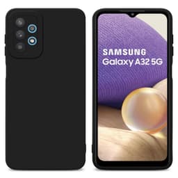 Samsung Galaxy A32 5G Suojakuori Suojakotelo (Musta)