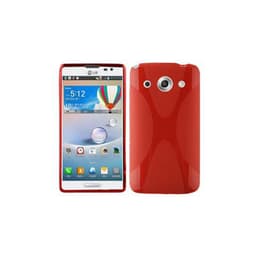 LG OPTIMUS G PRO Deksel Case Cover (rød)