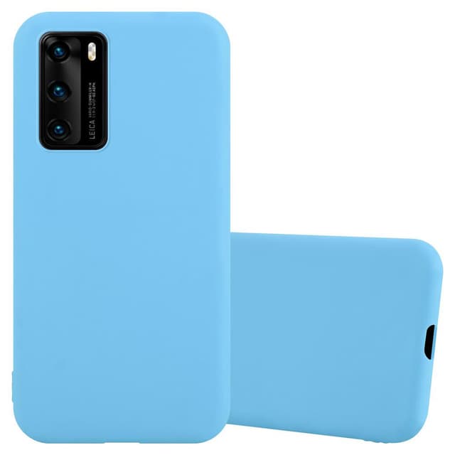 Deksel Huawei P40 Silikon cover (blå)