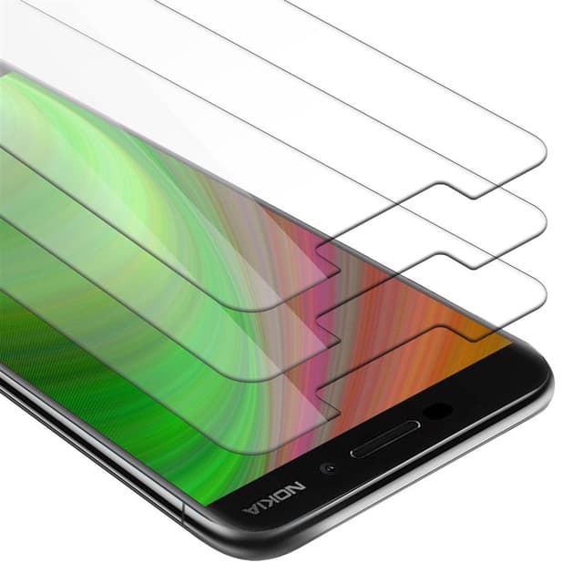 Nokia 6.1 3x Skjermbeskytter Skärmskydd