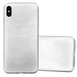 iPhone XS MAX Suojakuori Kotelo (Hopea)